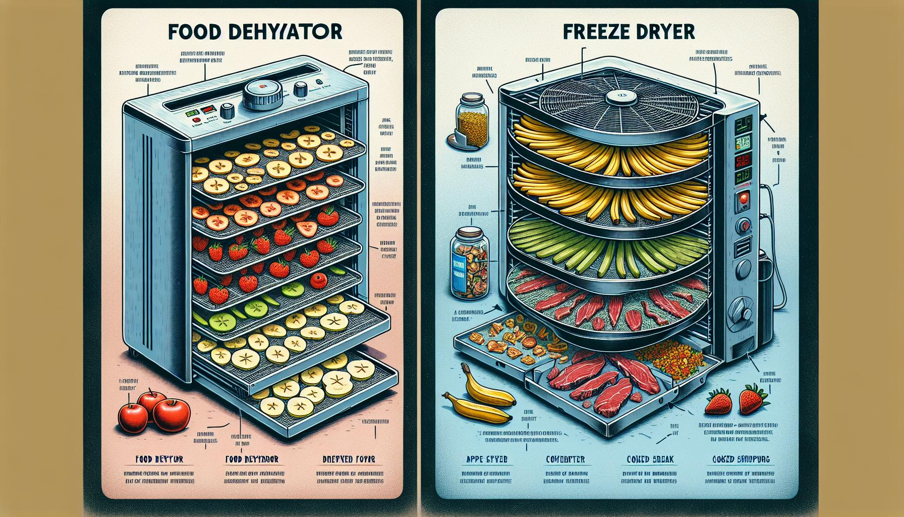 Food Dehydrator vs Freeze Dryer | Key Differences - Green Thumb Depot