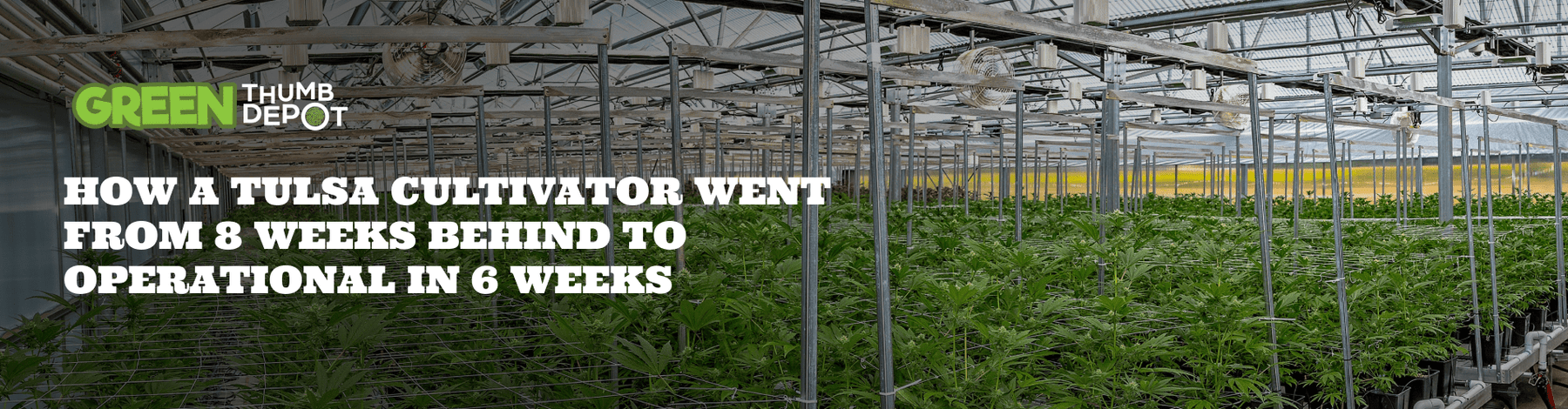 How a Tulsa Cultivator Went From 8 Weeks Behind to Operational in 6 Weeks - Green Thumb Depot