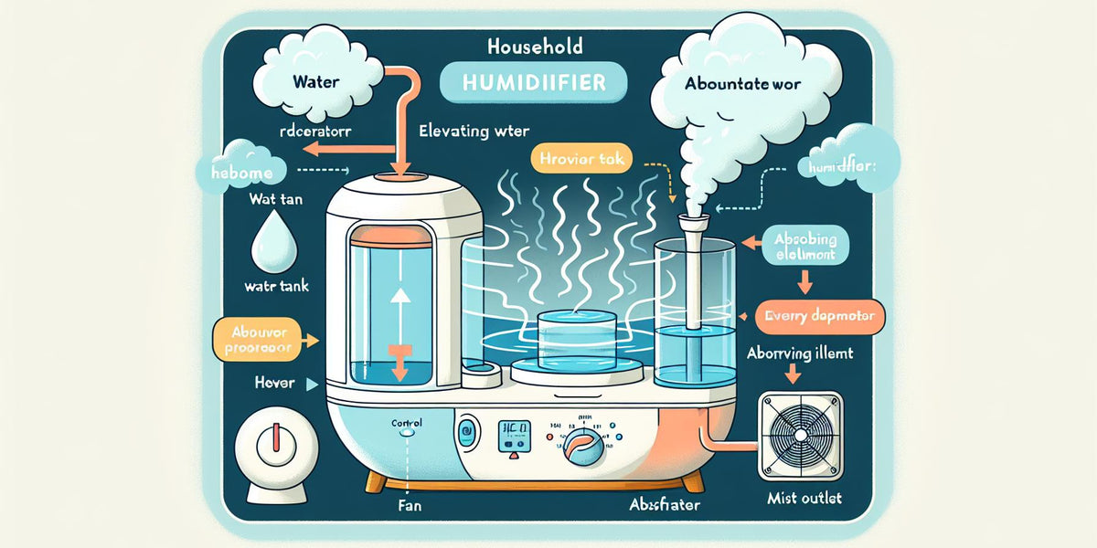 humidifier water reservoir conversion dispersion diagram