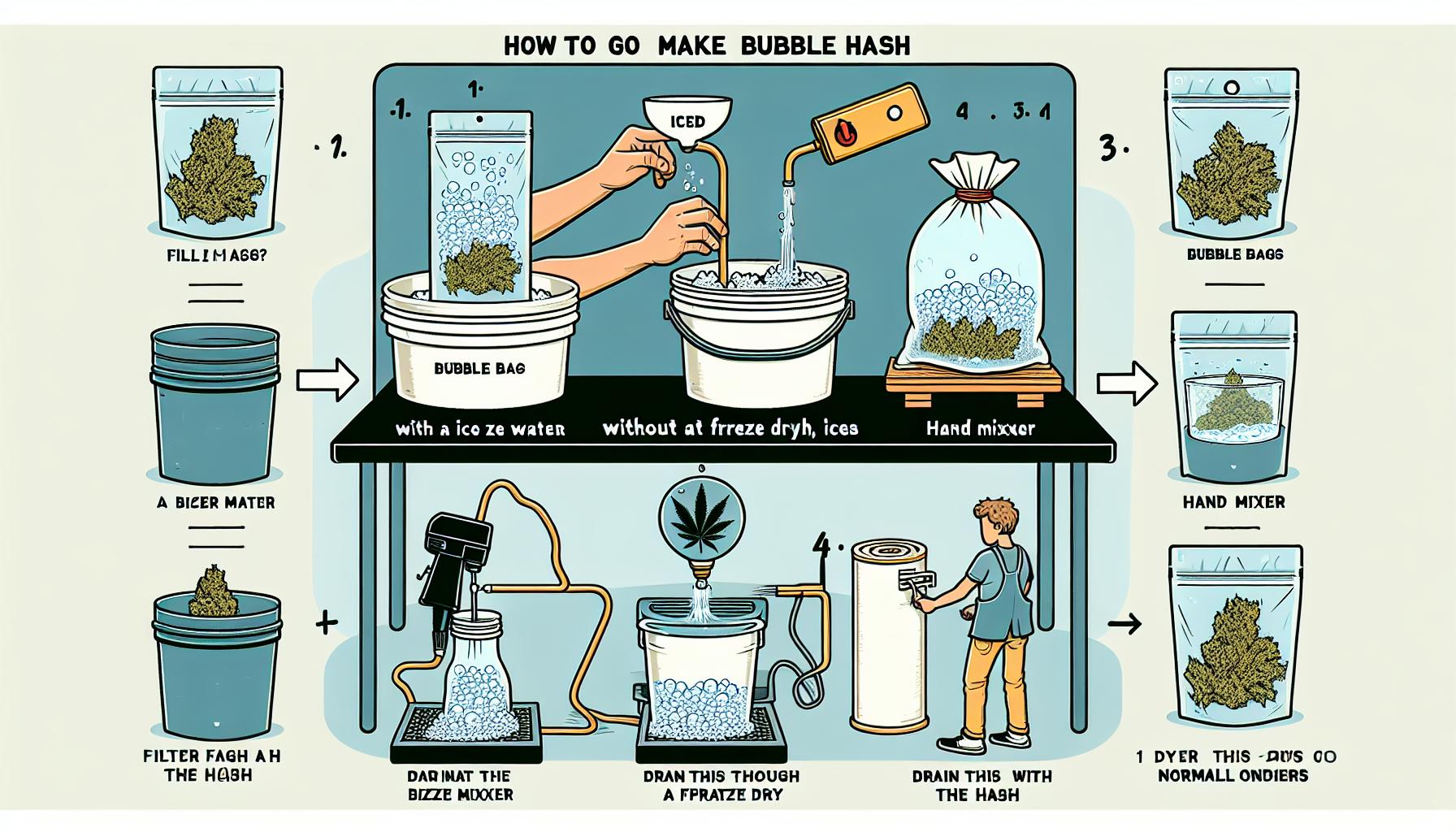 How to Make Bubble Hash Without a Freeze Dryer - Green Thumb Depot