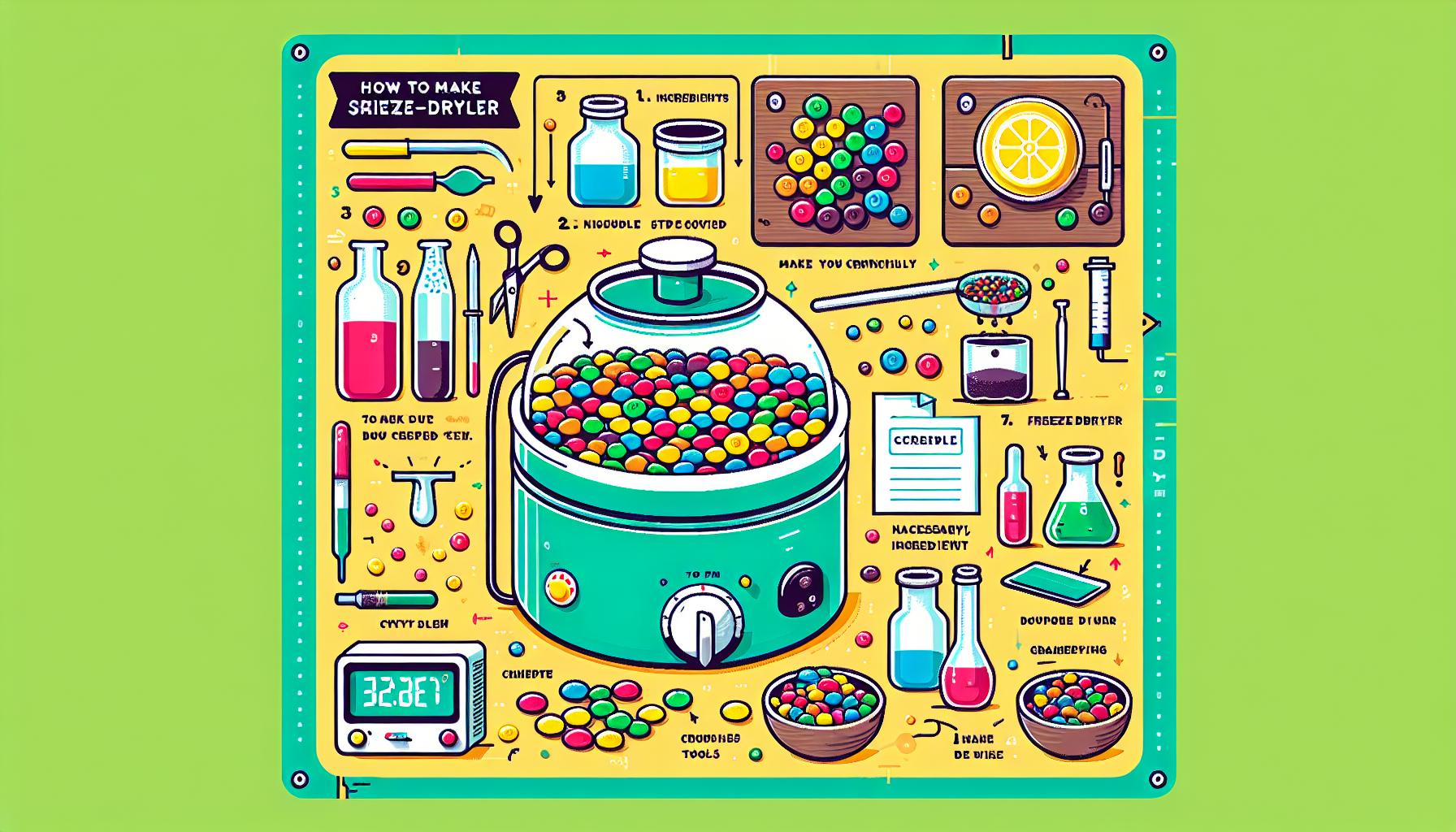 How to Make Freeze Dried Skittles Without a Freeze Dryer - Green Thumb Depot