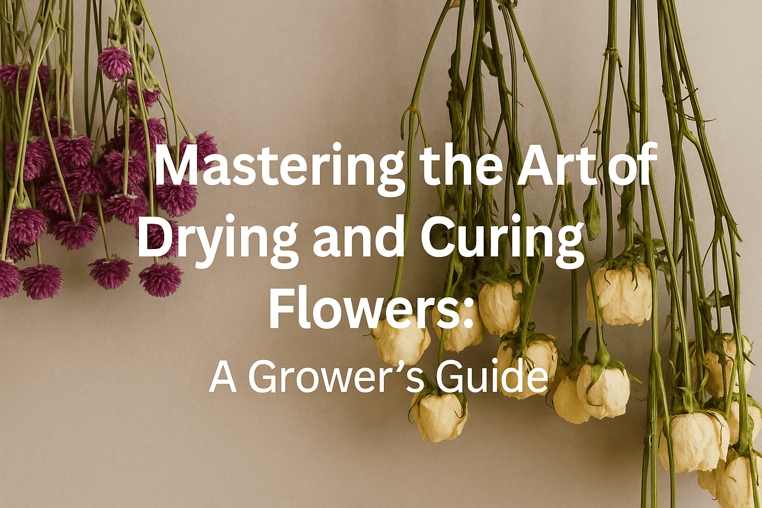 Mastering the Art of Drying and Curing Flowers: A Grower's Guide - Green Thumb Depot