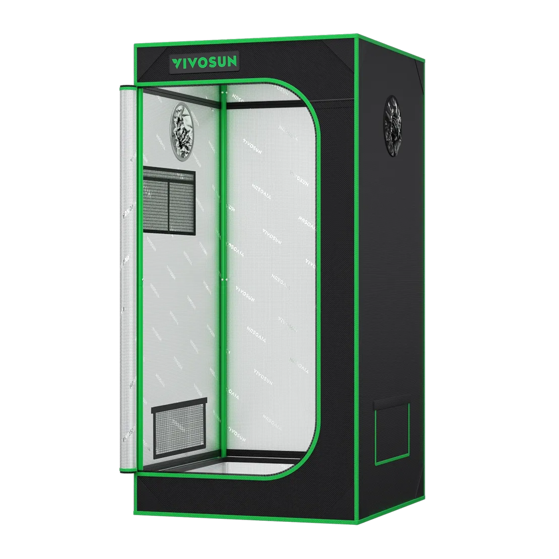 Vivosun Grow Tent 2x2 S224, 1-2 Plants Use, 600D Light-proof Oxford