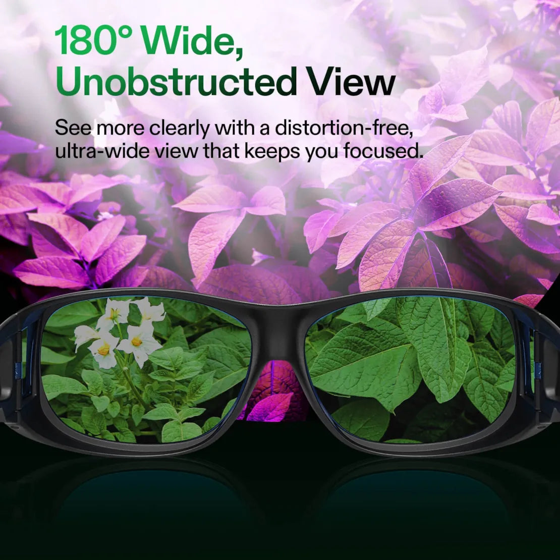 Vivosun Grow Room Glasses, Anti-UV Glasses for Visual Eye Protection, 1pcs