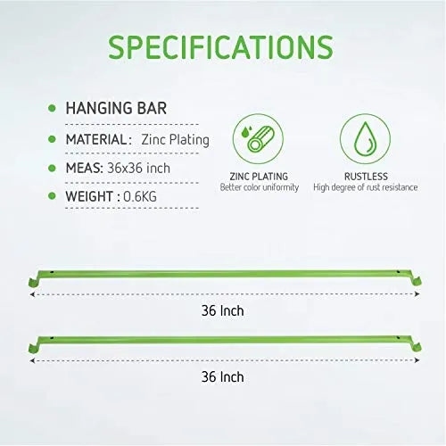 Vivosun Grow Tent Support Pole Hanging Bar for 2x4ft Grow Tent