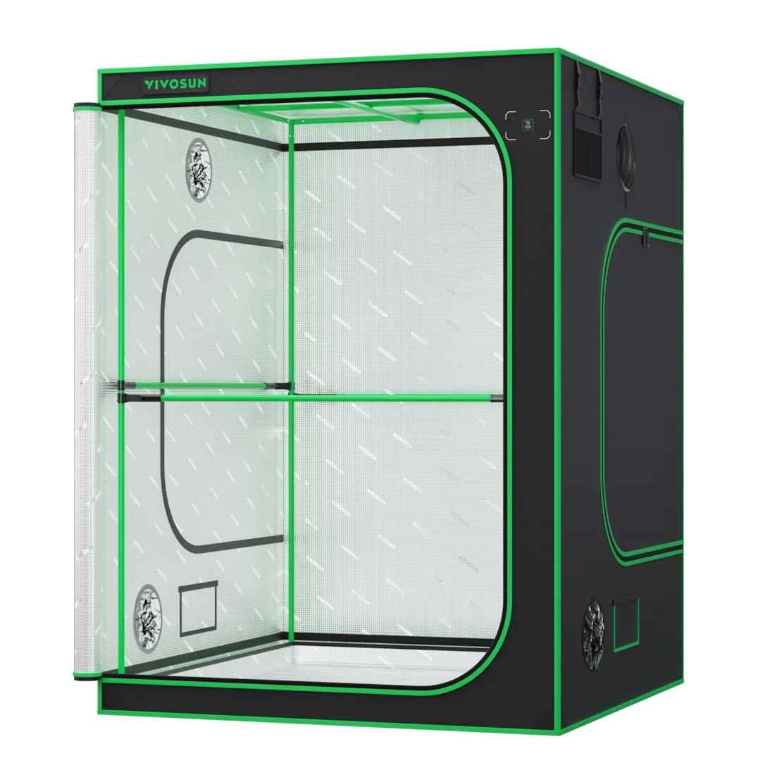 Vivosun Grow Tent Pro 5x5 P558, 6-10 Plants Use, Large Front Window