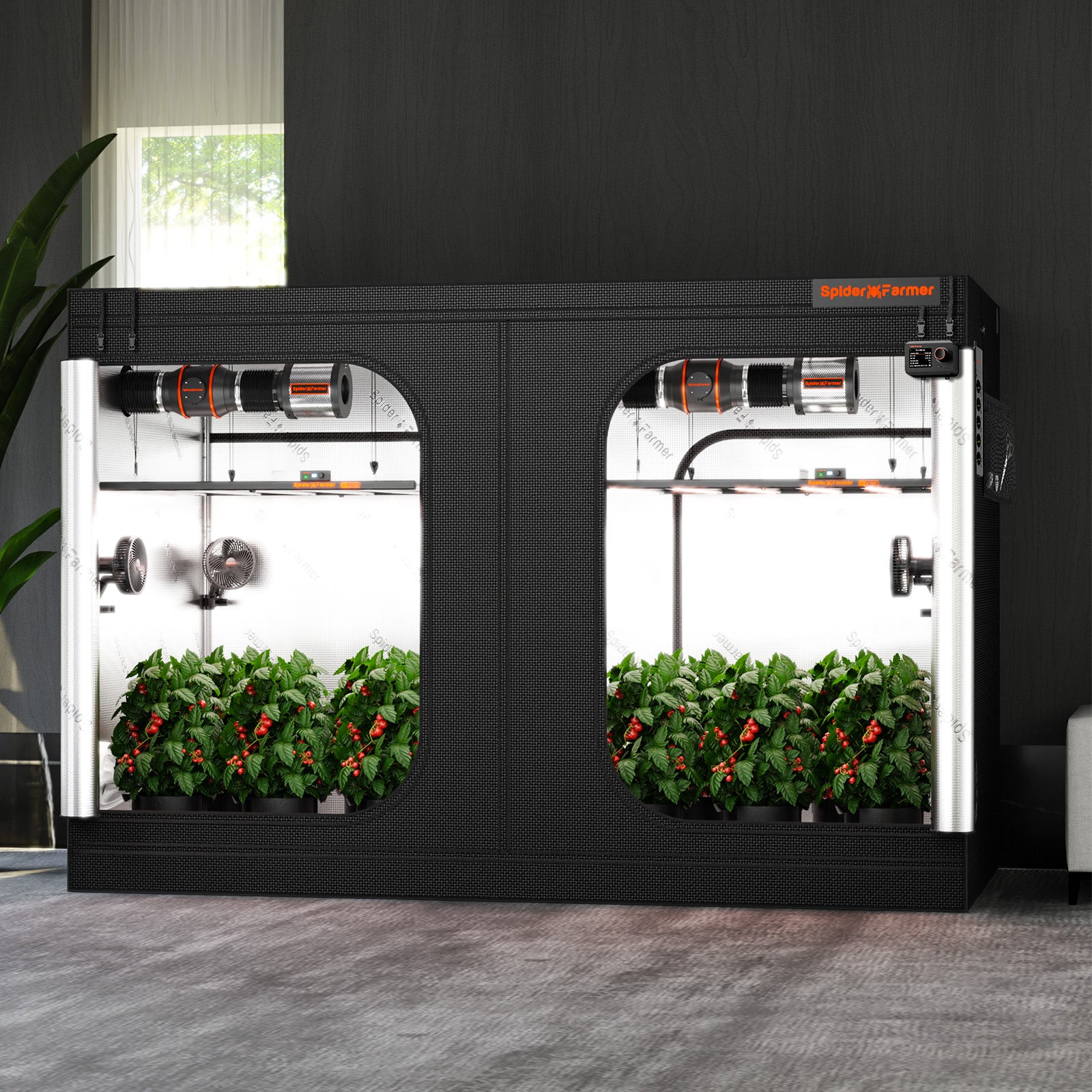 Spider Farmer 8’x4’x6.5′ 240cm x 120cm x 200cm Indoor Grow Tent (Free Grinder)