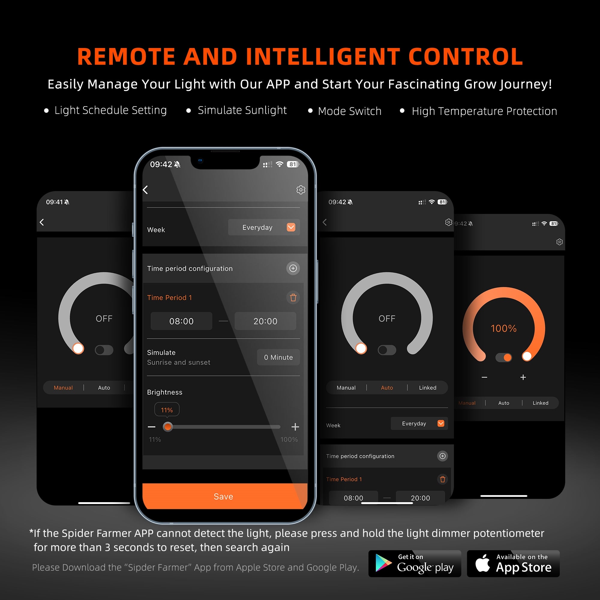 Spider Farmer G1000 1000 Watt WiFi & Bluetooth App-Controlled Dimmable Cost effective Full Spectrum High Yield Commercial LED Grow Light for 5X5 Grow Tent