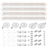 Spider Farmer GlowBar 1FT Full Spectrum LED Grow Light Strips for Indoor Plants, IP65 Waterproof, 4 Pack, Linkable, Energy-Efficient & Easy Install, Ideal for Plant Stand & Greenhouse