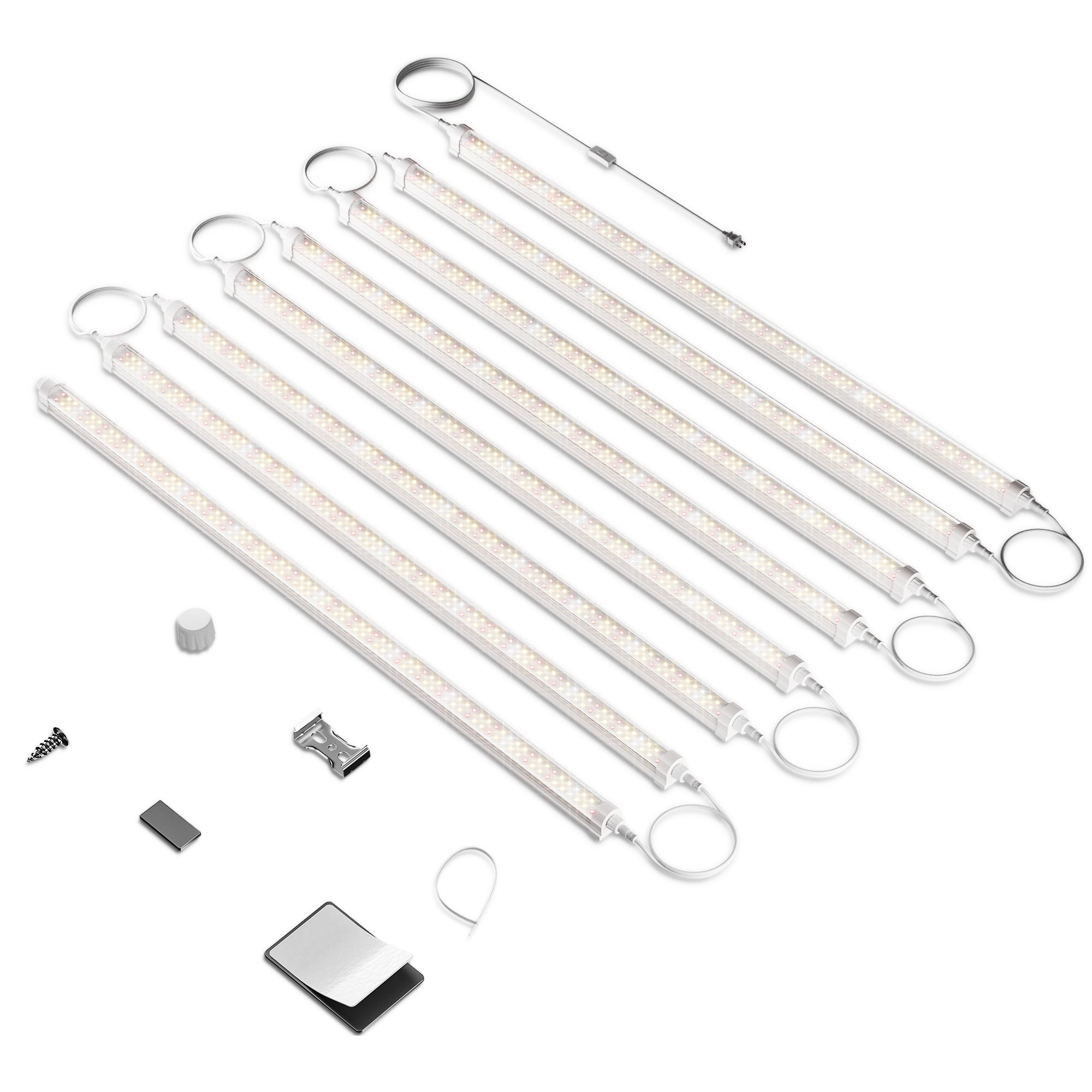 Spider Farmer Pro GlowBar 3FT Full Spectrum LED Grow Light Strips for Indoor Plants, IP65 Waterproof, Linkable, Energy-Efficient & Easy Install, Ideal for Plant Stand & Greenhouse (8 Pack)