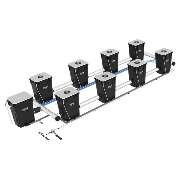 Current Culture H2O Under Current RDWC Hydroponic System - 13 Gallon, 40" Spacing