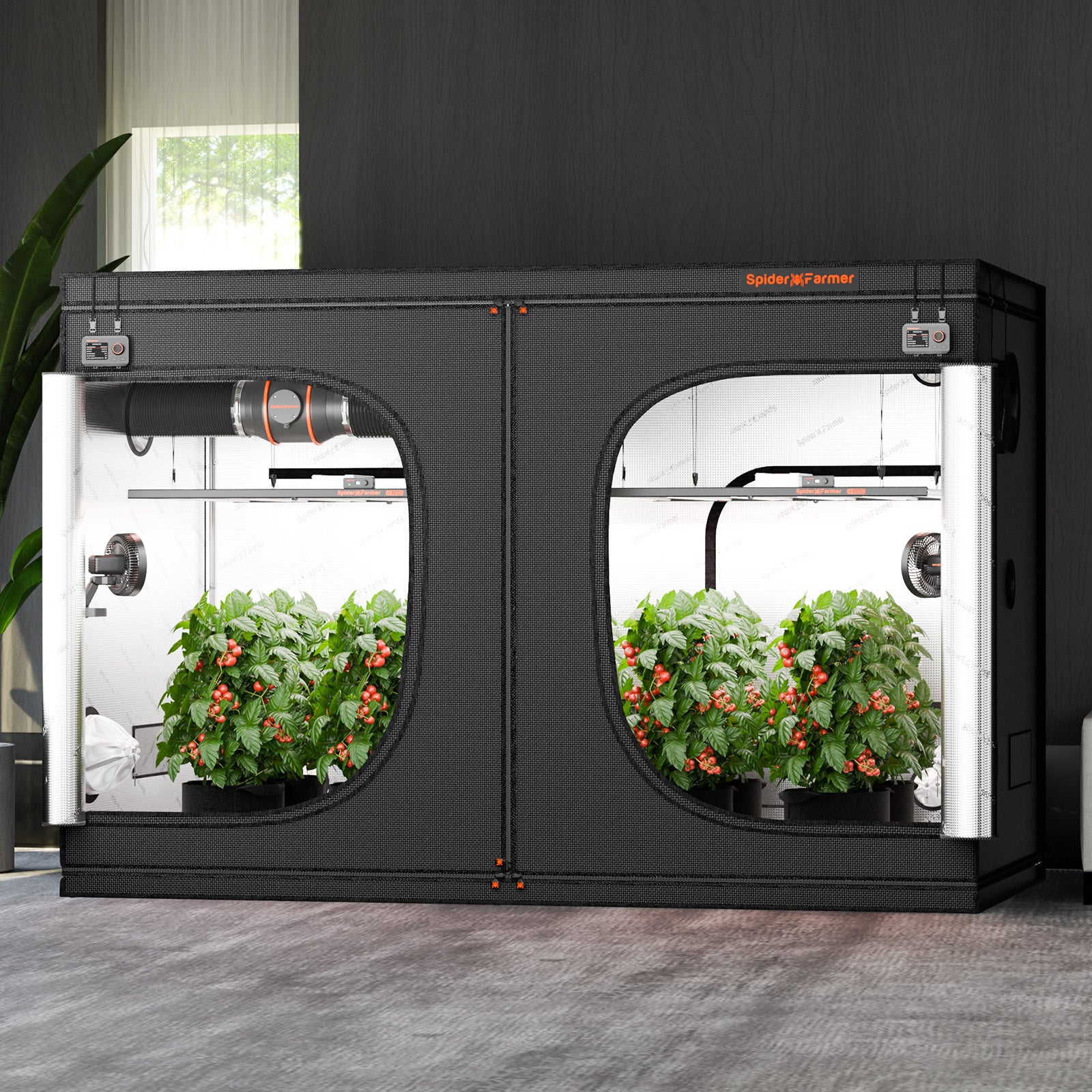 Spider Farmer 5’x10’x6.5′ 150cm x 300cm x 200cm Indoor Grow Tent