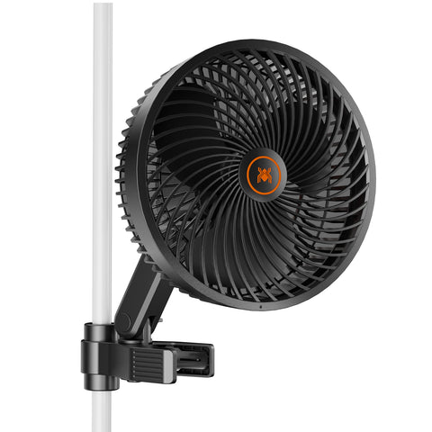 2026 Upgraded Version Spider Farmer®6-Inch Grow Tent Clip Fan EC Motor, 10 Speeds Wind Control 10-Level Wide-Angle Oscillation, Waterproof IP54 for Optimal Plant Airflow