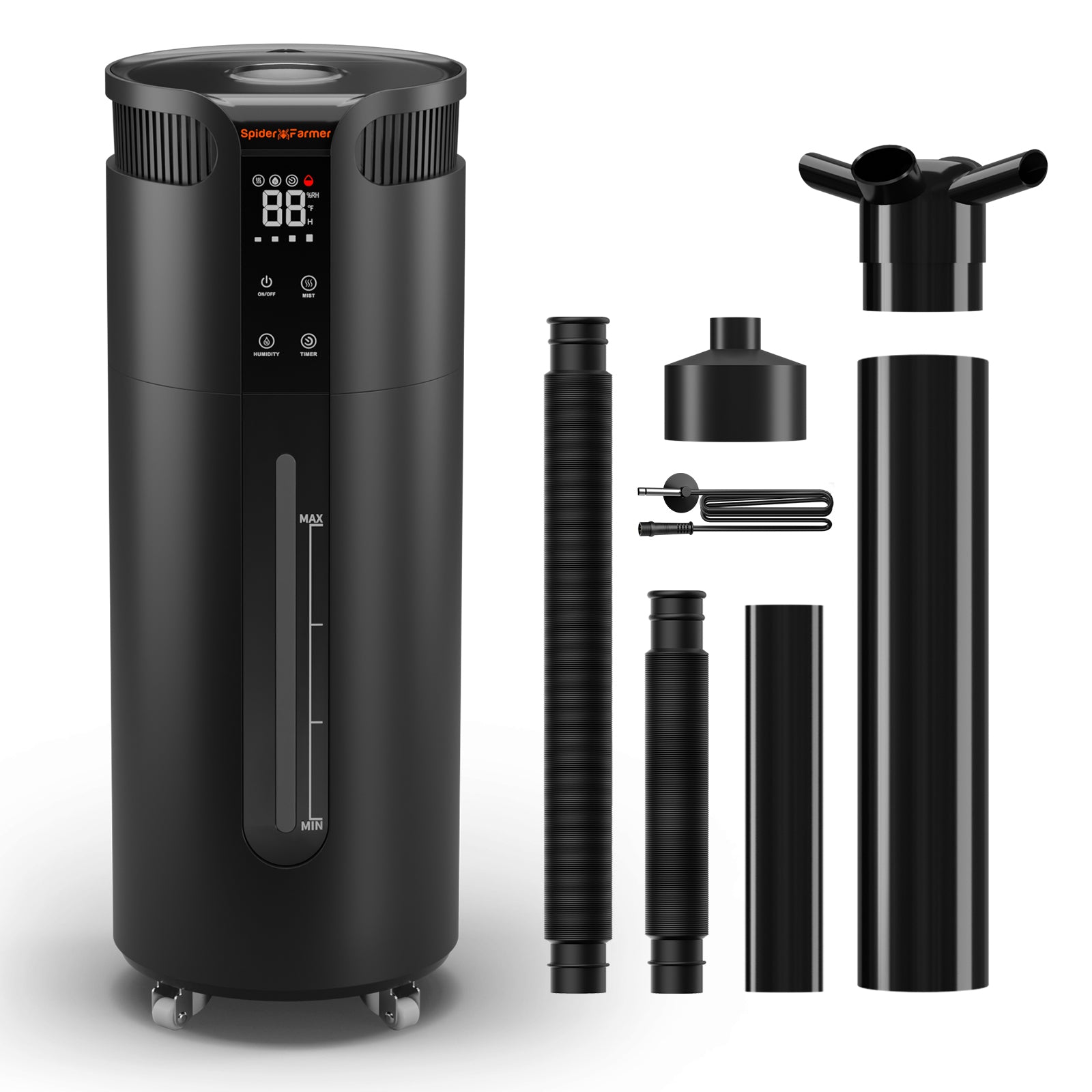 Spider Farmer® 16L Cool Mist Humidifier Ultrasonic with Temperature & Humidity Probe for Plants Indoor Grow Tent