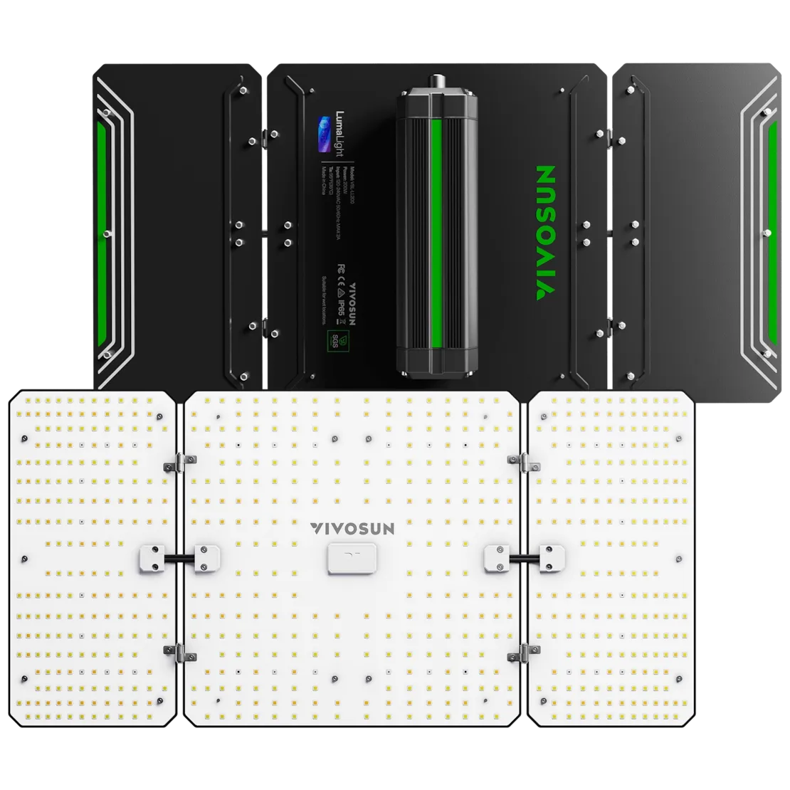 Vivosun LumaLight LED Grow Light, Full Spectrum Plant Light, 200W Smart Dimmable & High PPFD for Indoor Plants Seedling Vegetables Bloom