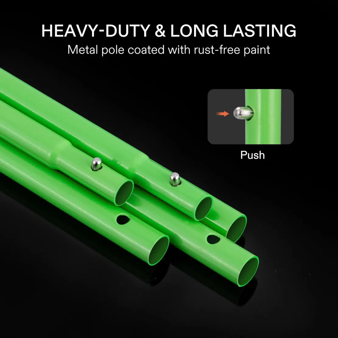Vivosun 16mm Grow Tent Pole-C for 4x4/4x8 Tent 1-Piece, Only for Vivosun Grow Tents