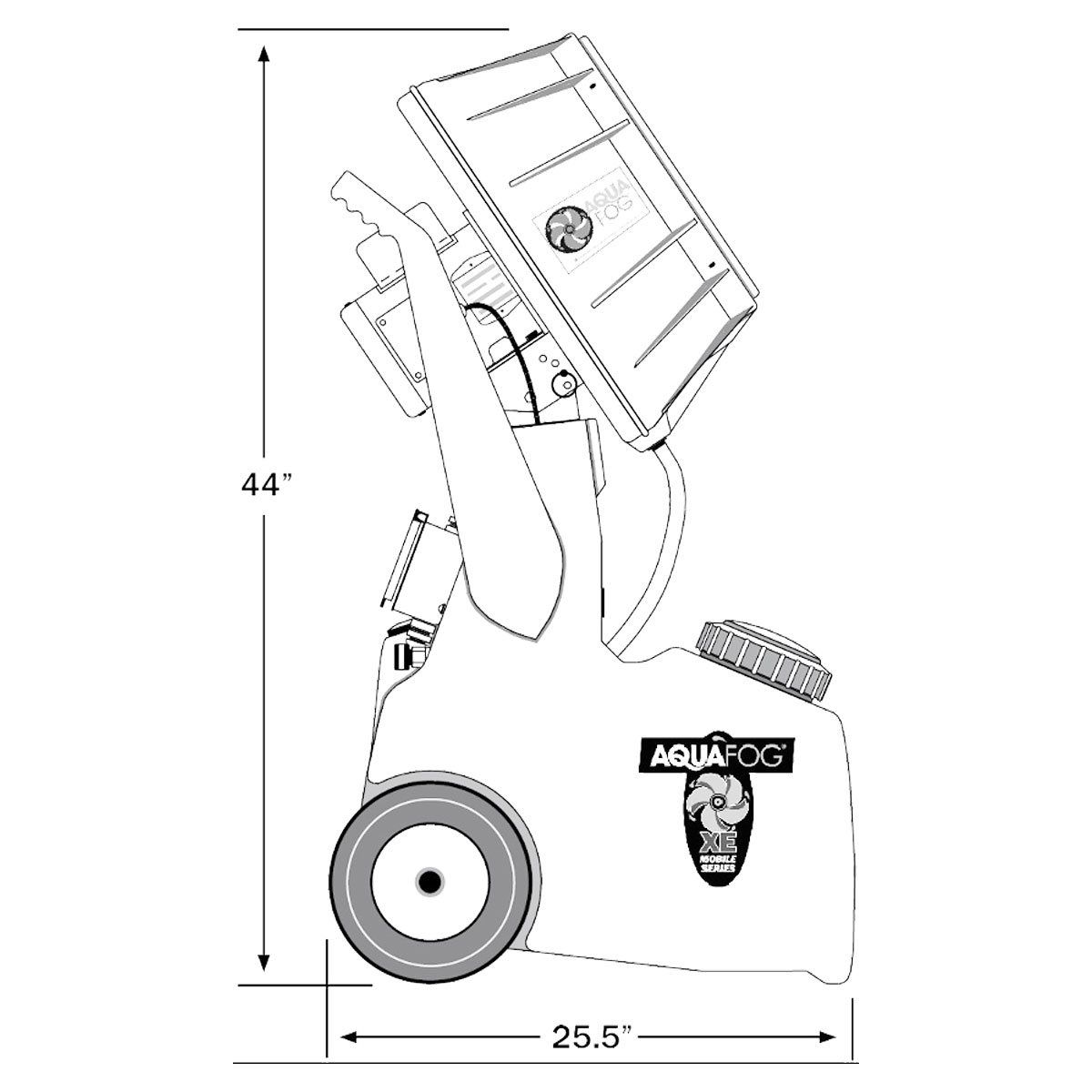 Aquafog Jaybird CRSM Mobile Rear-Feed ULV Pesticide/Chemical Fog System - Green Thumb Depot