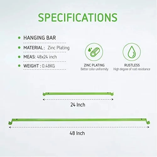 Vivosun Grow Tent Support Pole Hanging Bar for 2x4ft Grow Tent