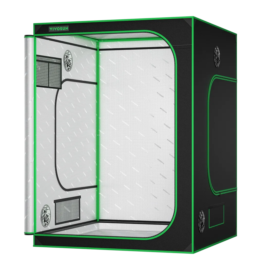 Vivosun Grow Tent 5x5 S558, 6-10 Plants Use, 600D Light-proof Oxford