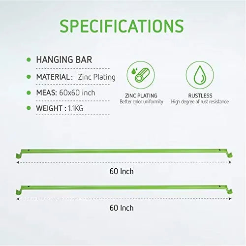 Vivosun Grow Tent Support Pole Hanging Bar for 2x4ft Grow Tent