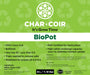 Char Coir Coco Coir BioPot, 3 L, case of 24 - Green Thumb Depot