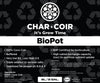 Char Coir Coco Coir BioPot, 8 L, case of 10