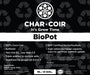 Char Coir Coco Coir BioPot, 8 L, case of 10 - Green Thumb Depot