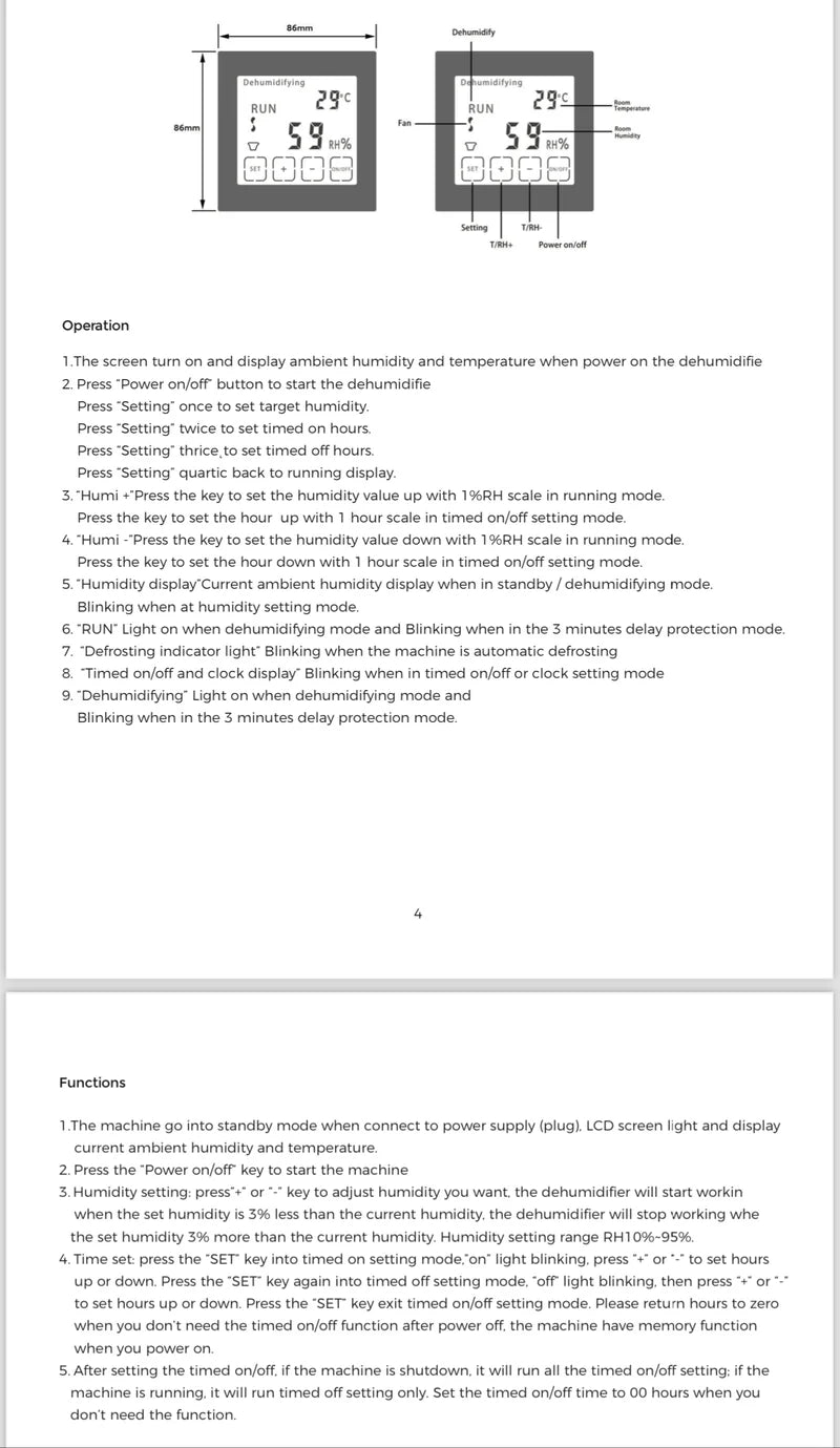 Craft Farmer TriClean Air 320 Pint Dehumidifier - Green Thumb Depot