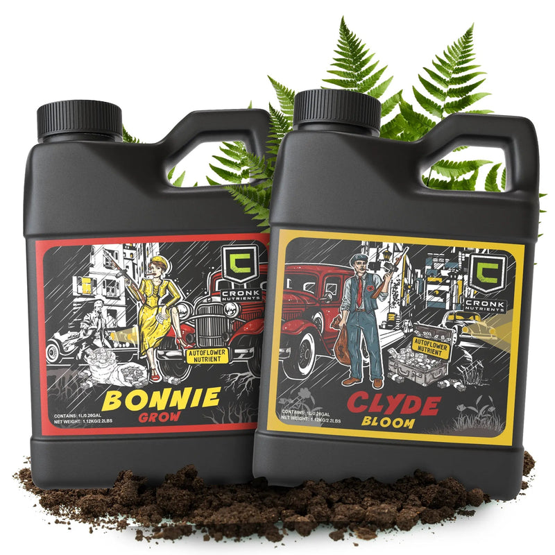 Cronk Nutrients Bonnie & Clyde AutoFlower Nutrients Base Kit
