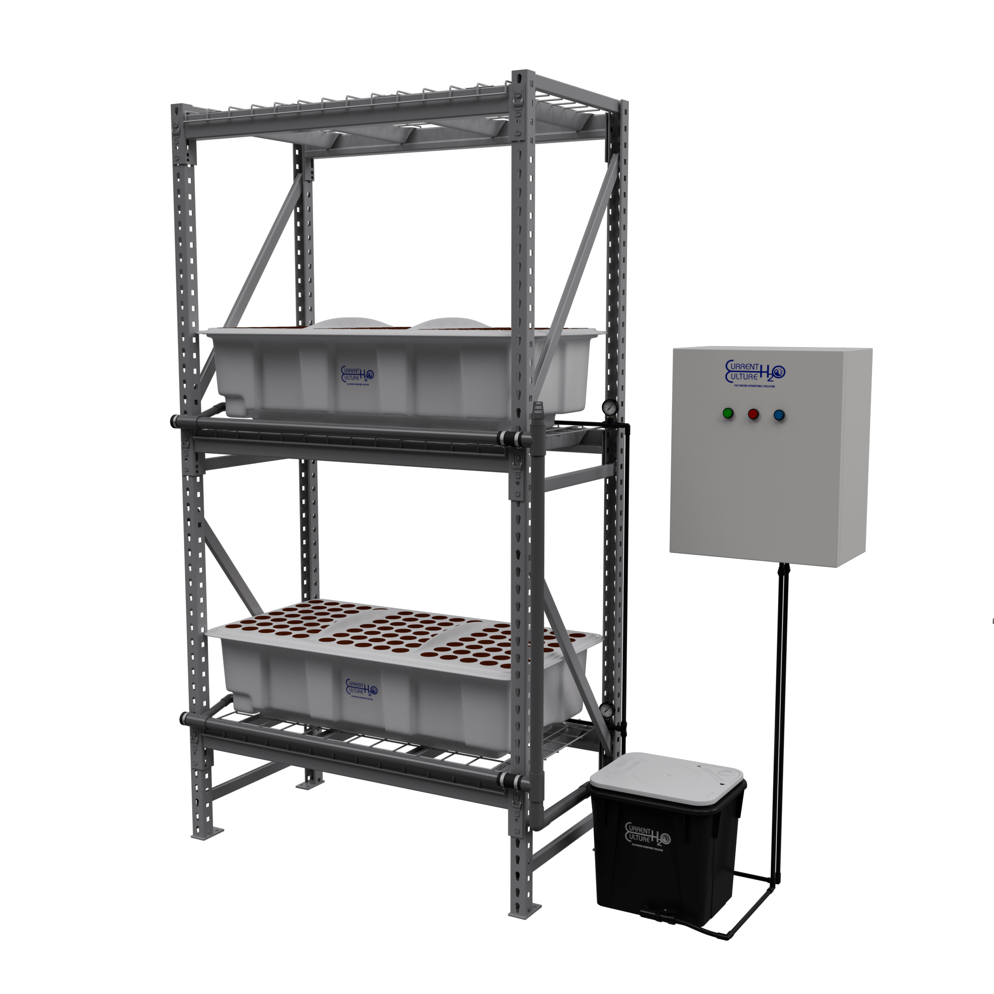 Current Culture High Pressure Aeroponic Propagation Systems (HPA) - Medialess Hydroponic Systems (With Rack) - Green Thumb Depot