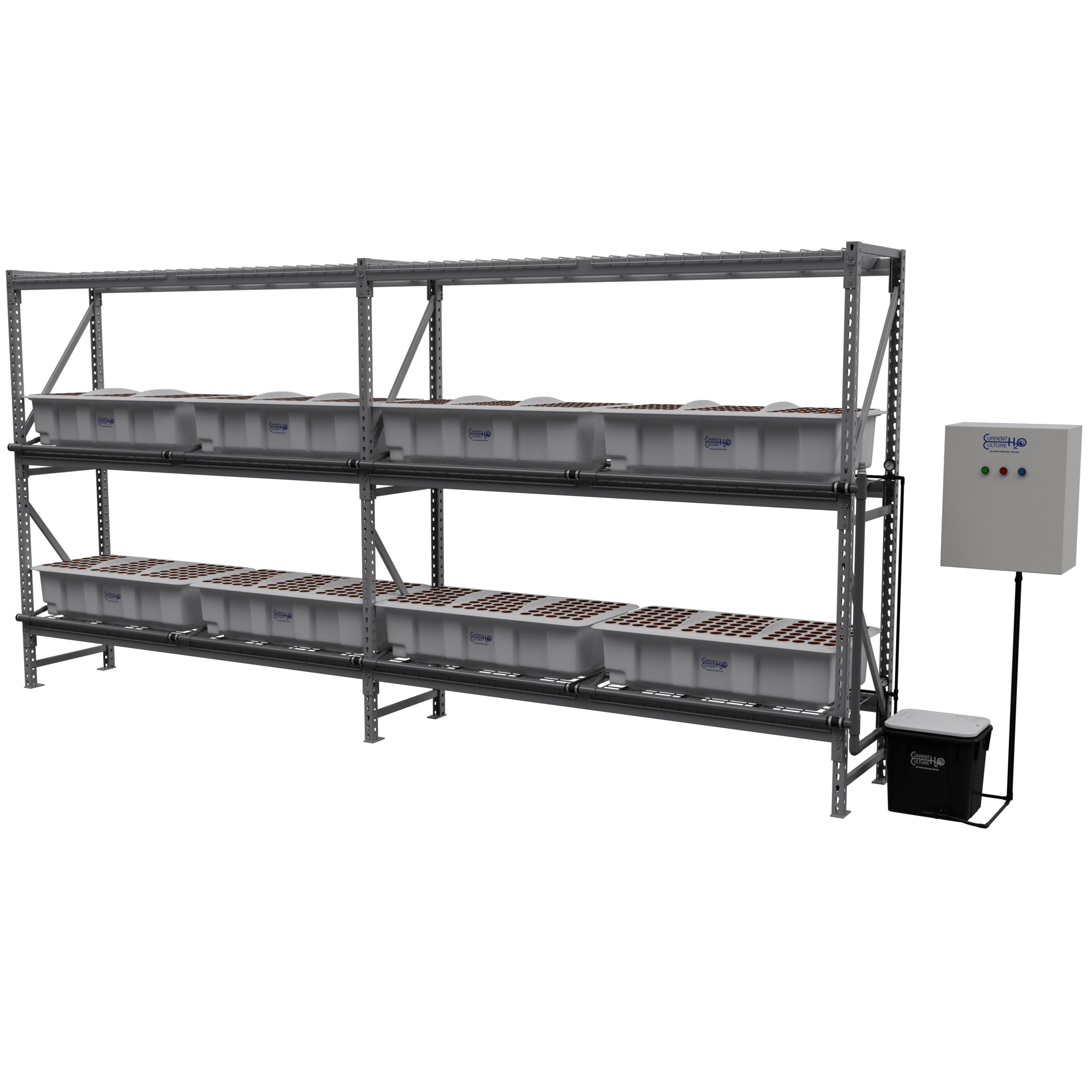 Current Culture High Pressure Aeroponic Propagation Systems (HPA) - Medialess Hydroponic Systems (With Rack) - Green Thumb Depot