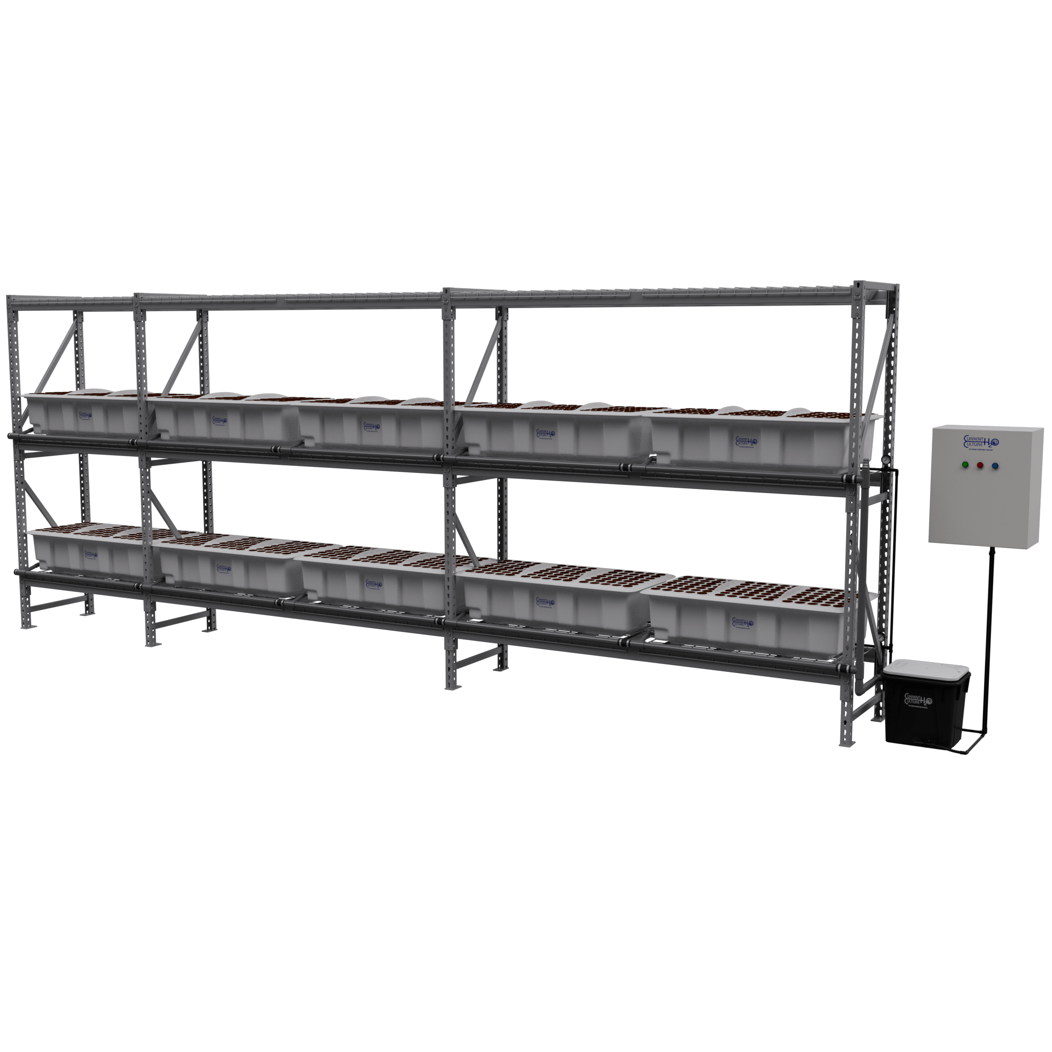 Current Culture High Pressure Aeroponic Propagation Systems (HPA) - Medialess Hydroponic Systems (With Rack) - Green Thumb Depot