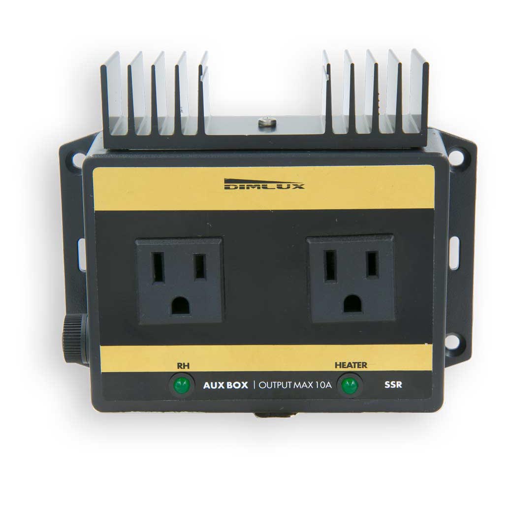 Dimlux Auxiliary Box – 2 Outlet (2 x 110V, 10A) - Green Thumb Depot
