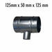 Dimlux T - Piece for Ducting Connection - Green Thumb Depot