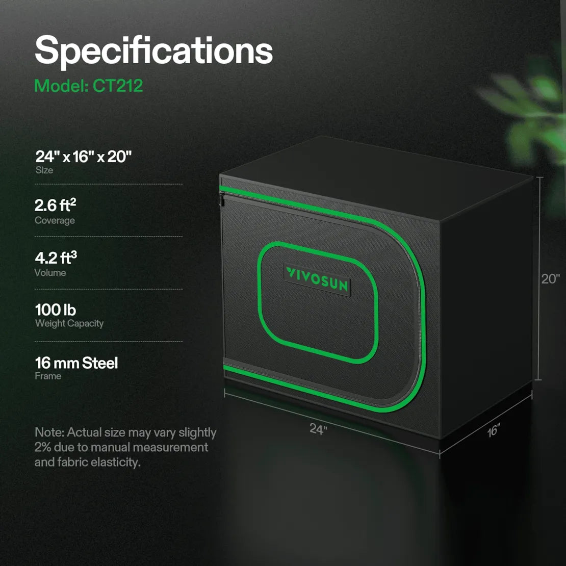 Vivosun Small Grow Tent for Seed Starting, Germination and Cloning