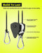 Elufah 4 - Pack 1/8" Tie - Down Ratcheting, 10ft Adjustable Length Rope Hanger - Green Thumb Depot