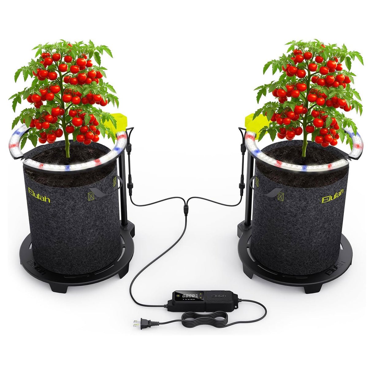 Elufah Saturn480 48 Watt Under Canopy LED Grow Light | 2 Ring Lights - Green Thumb Depot