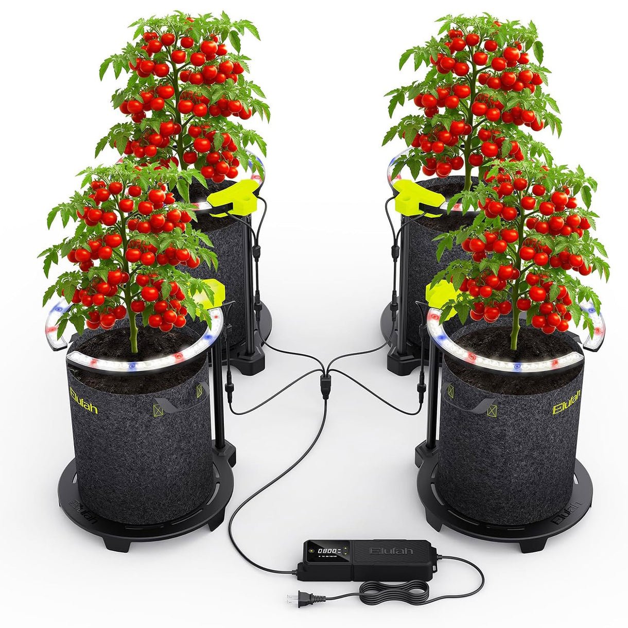 Elufah Saturn960 96 Watt Under Canopy LED Grow Light | 4 Ring Lights - Green Thumb Depot