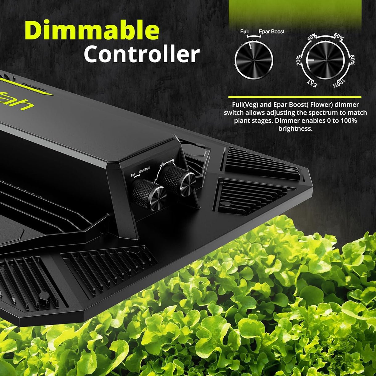 Elufah UAP1500 150 Watt LED Grow Light 2x2 3x3 ft - Green Thumb Depot