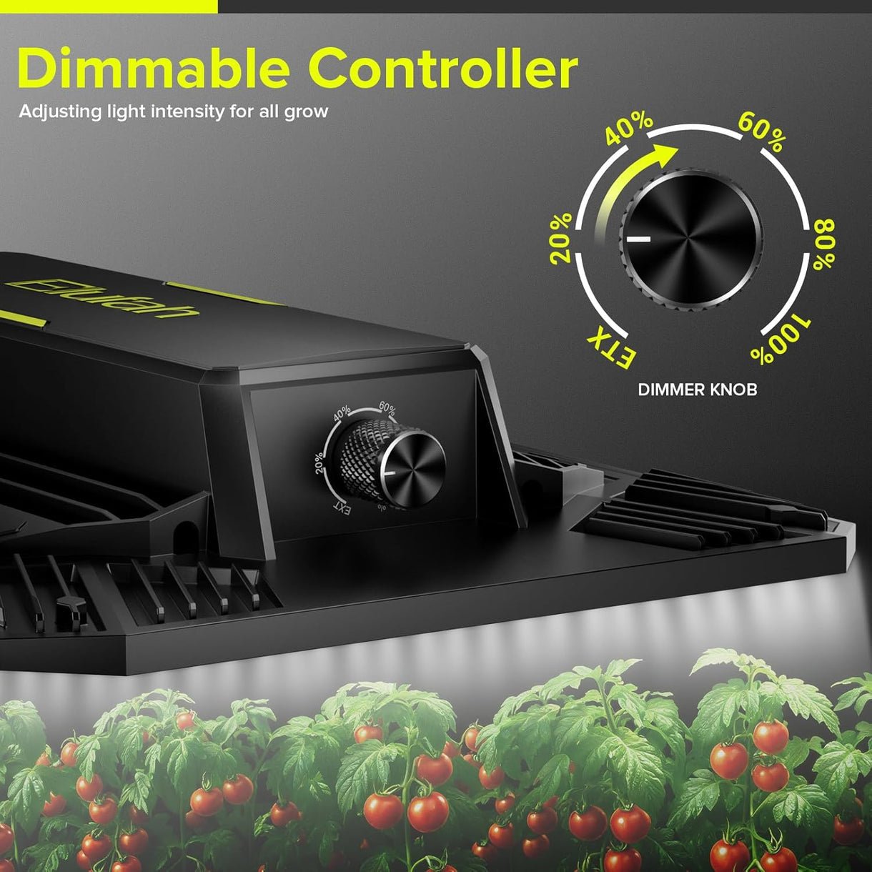 Elufah UAP800 80 Watt LED Grow Light, Commercial Full Spectrum - Green Thumb Depot
