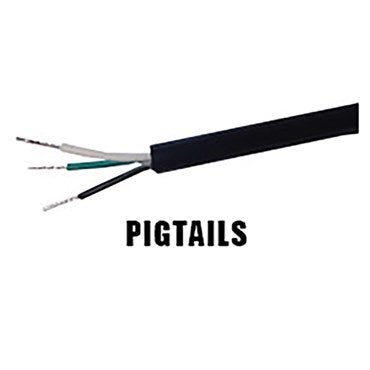 Fluence AC Extension Cord 15ft – Pigtail to M19 Threaded Connector