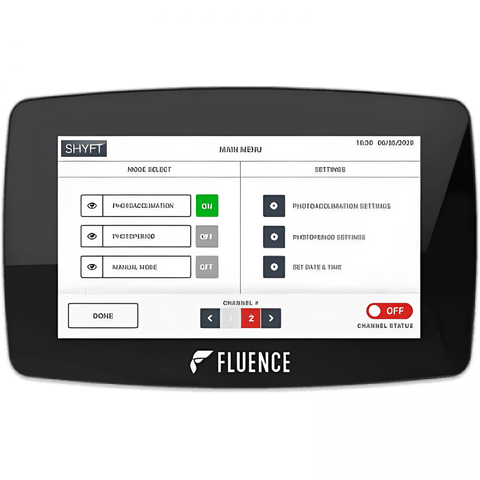 Fluence SHYFT 2-Channel Light Scheduler Controller – 0-10V Zones, Controls Up to 50 Fixtures