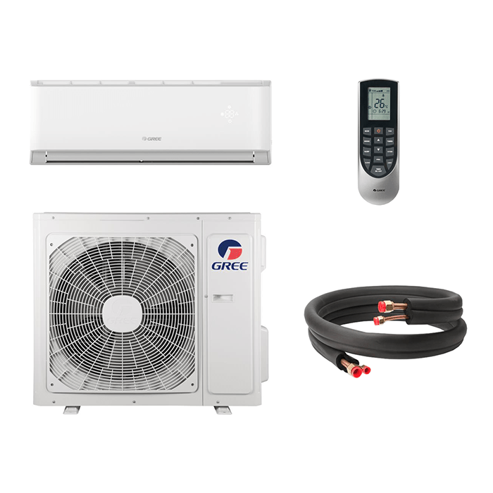 GREE LIVO Gen3 12,000 BTU Mini Split Air Conditioner With Heat Pump & 25 Foot Line Set, 208 - 230 Volt - Green Thumb Depot