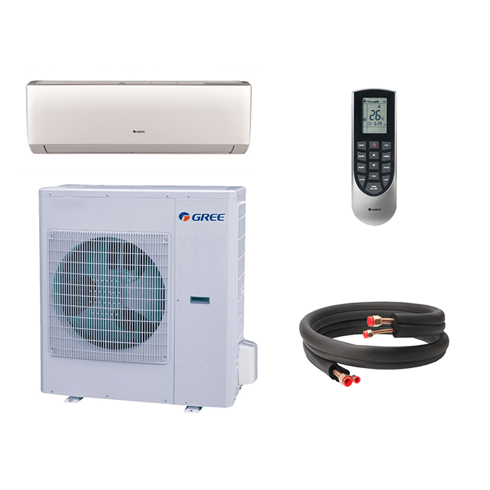 GREE VIREO+ ULTRA 36,000 BTU Mini Split Air Conditioner With Heat Pump ...