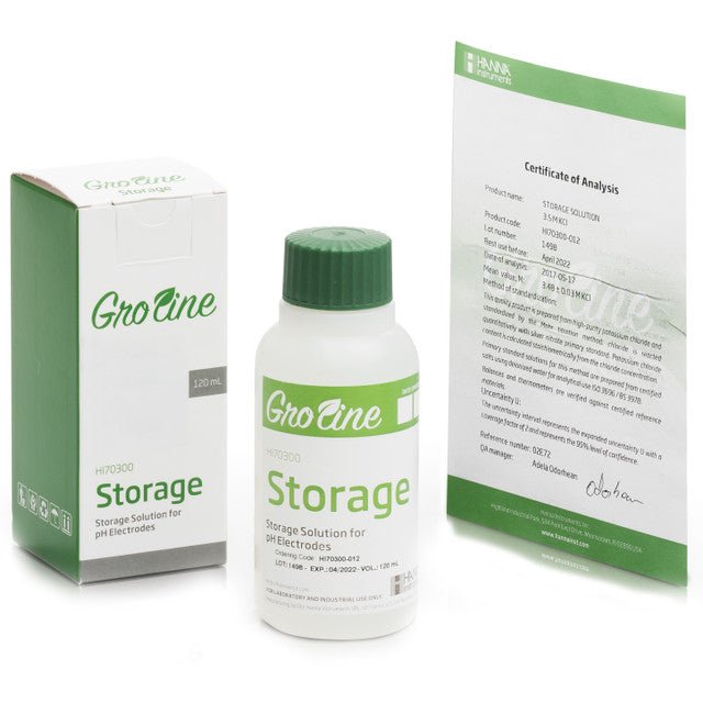GroLine Electrode Storage Solution (120 mL) - Green Thumb Depot