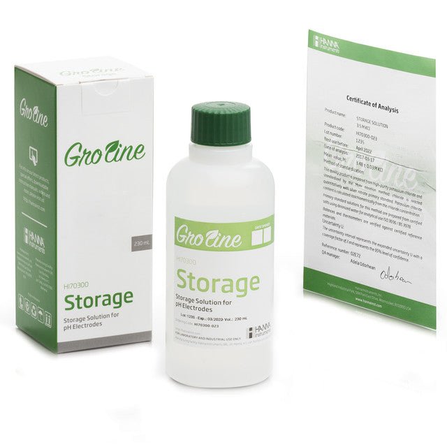 GroLine Electrode Storage Solution (230 mL) - Green Thumb Depot