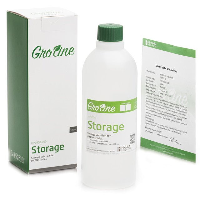 GroLine Electrode Storage Solution (500 mL) - Green Thumb Depot