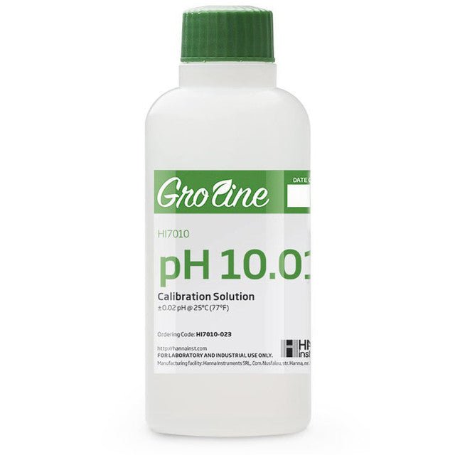 GroLine pH 10.01 Calibration Buffer (120 mL) - Green Thumb Depot