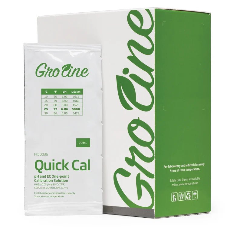 GroLine Waterproof Portable pH/EC/TDS/Temperature Hydroponics Meter Kit - Green Thumb Depot