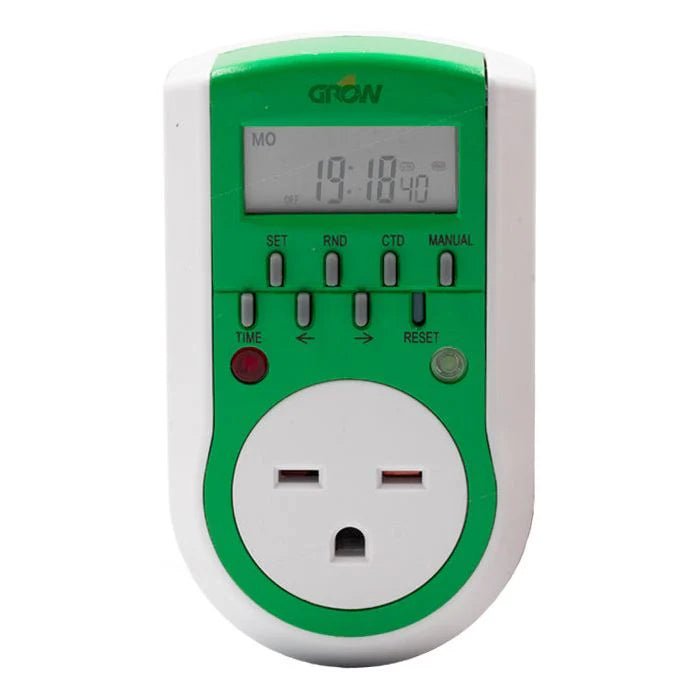 Grow1 240V Single Outlet Digital Timer — Green Thumb Depot